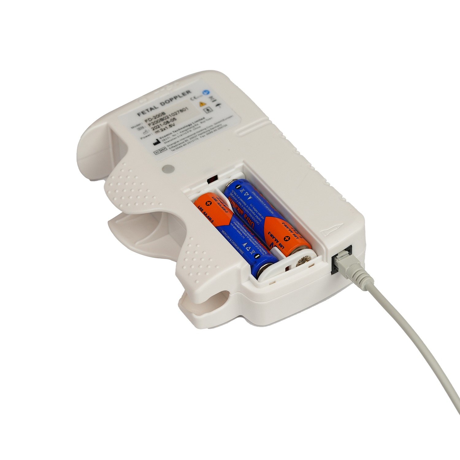 MCP Rechargeable Fetal Doppler Pocket Model Digital Black & WhiteFD200D - Image 4