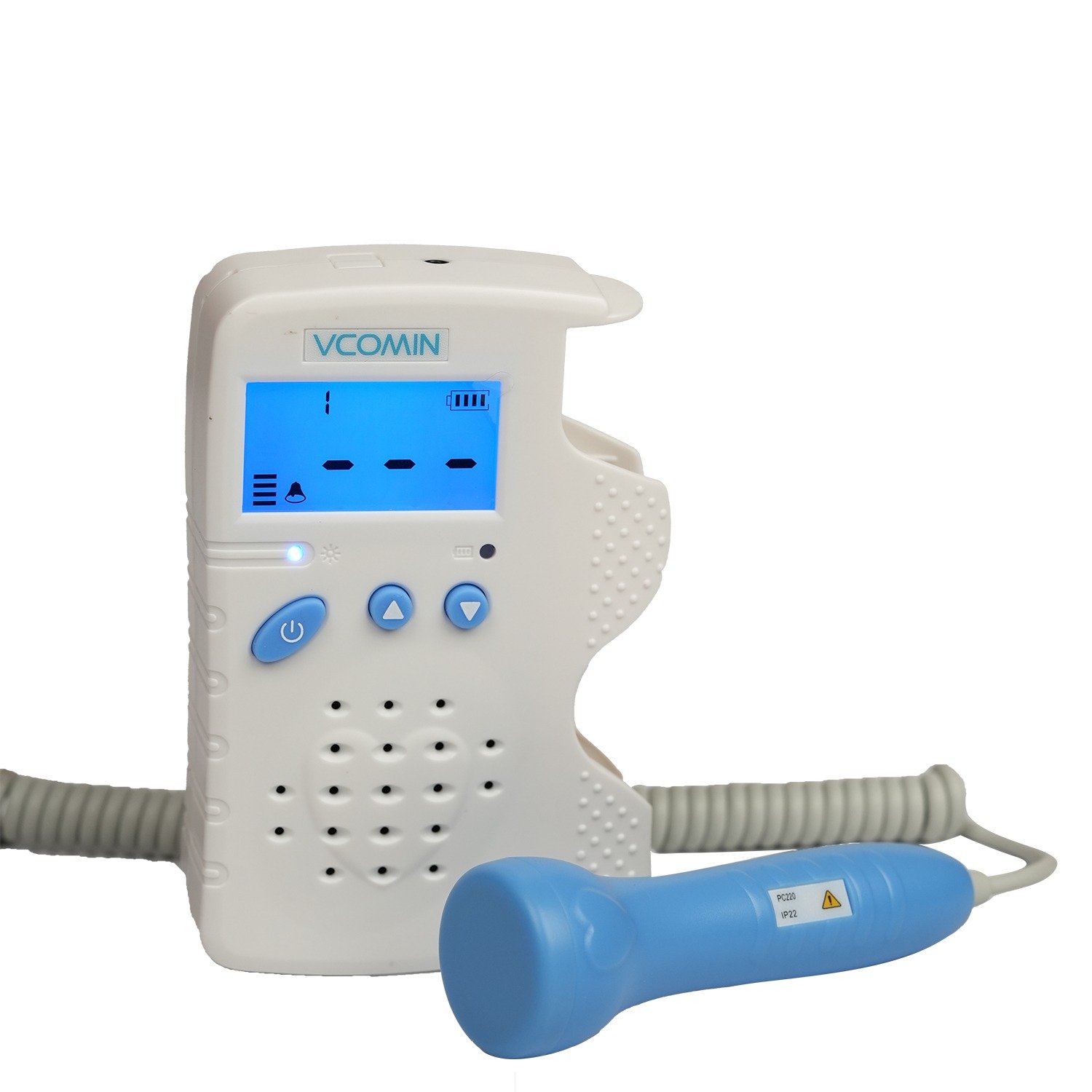 MCP Rechargeable Fetal Doppler Pocket Model Digital Black & WhiteFD200D - Image 2