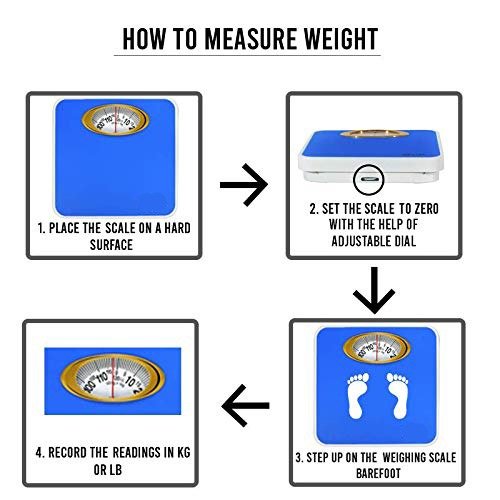 Dr. Care Golden Dial Weighing Scale 120kg - Image 3